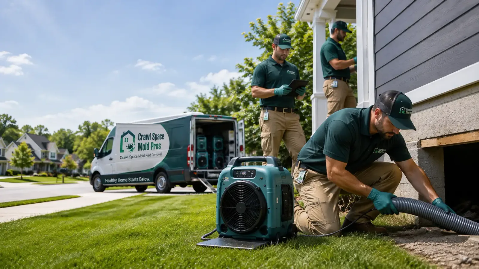 Crawl Space Mold Removal in Nemacolin, PA
